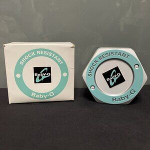 CASIO G-SHOCK METAL WATCH BOX CASE DISPLAY HOLDER STAND STORAGE TIN W/MANUAL TAG